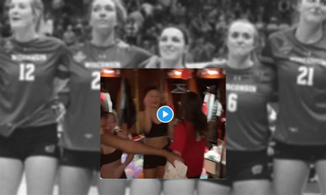 wisconsin leaked|Leaked photos of Wisconsin womens volleyball team originated。